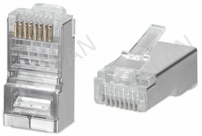 Коннектор Разъем RJ-45 экранированный